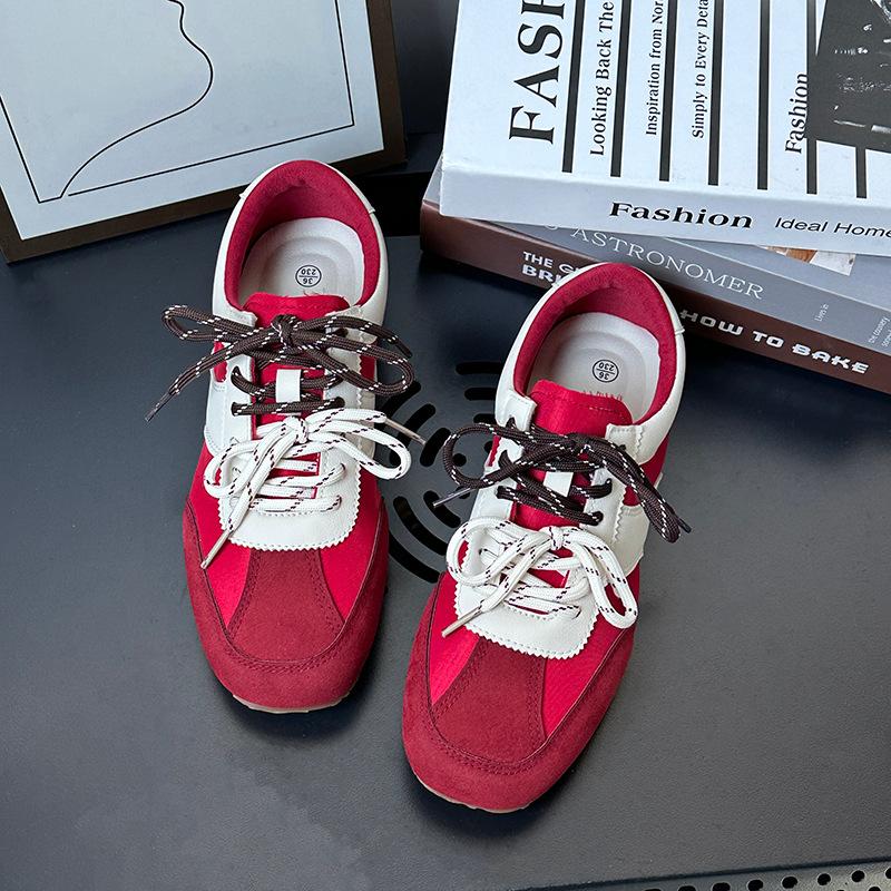 

8 ретро повседневная обувь женская весна новая универсальная мягкая подошва удобная спортивная легкая 39