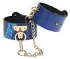 Florence Blue Ankle Cuffs - Ouch! International - Handcuffs