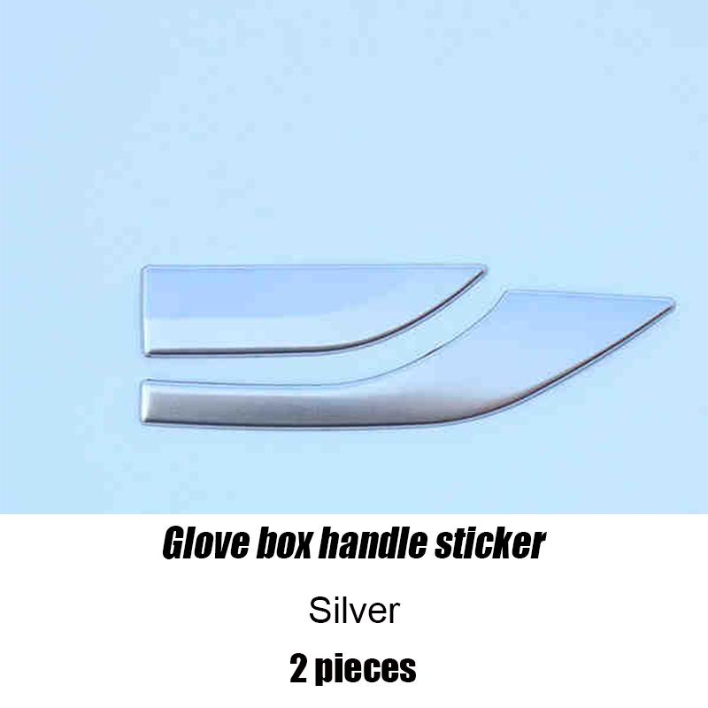 

For Geely Emgrand 2024 Glove box handle sticker Front passenger storage box handle sticker Decorative frames 1904