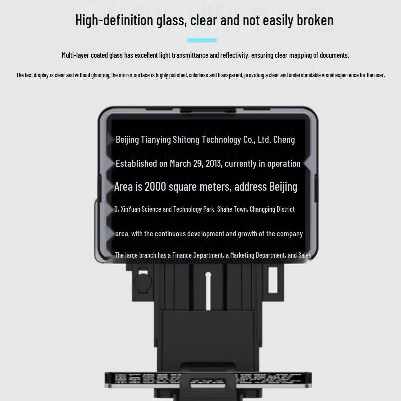Sky Vision Portable Phone/Tablet Teleprompter TY-TC350 Series