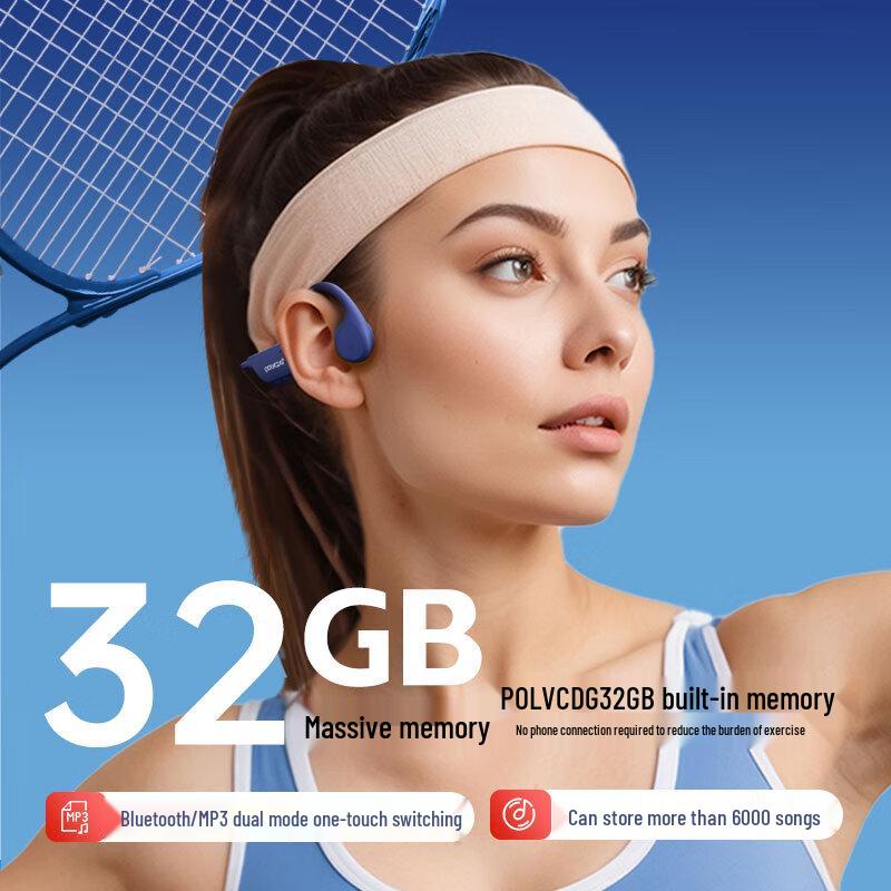 Bodian X7 Bone Conduction Wireless Bluetooth Sports & Swimming Headphones