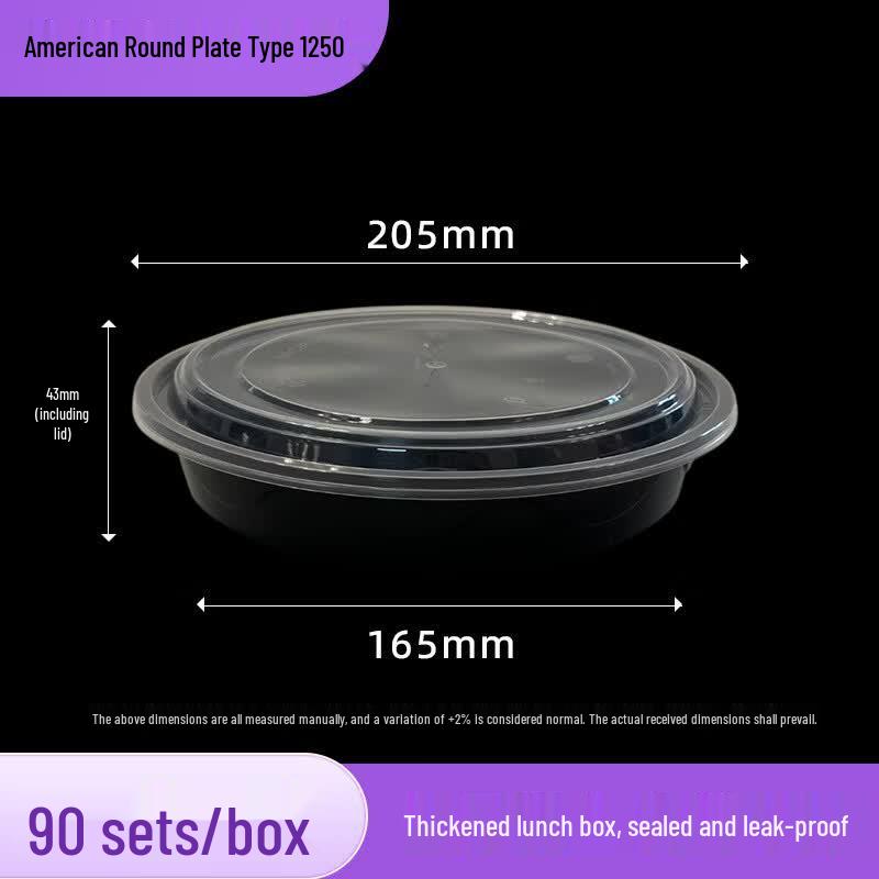 Disposable Takeaway Food Containers with Lids