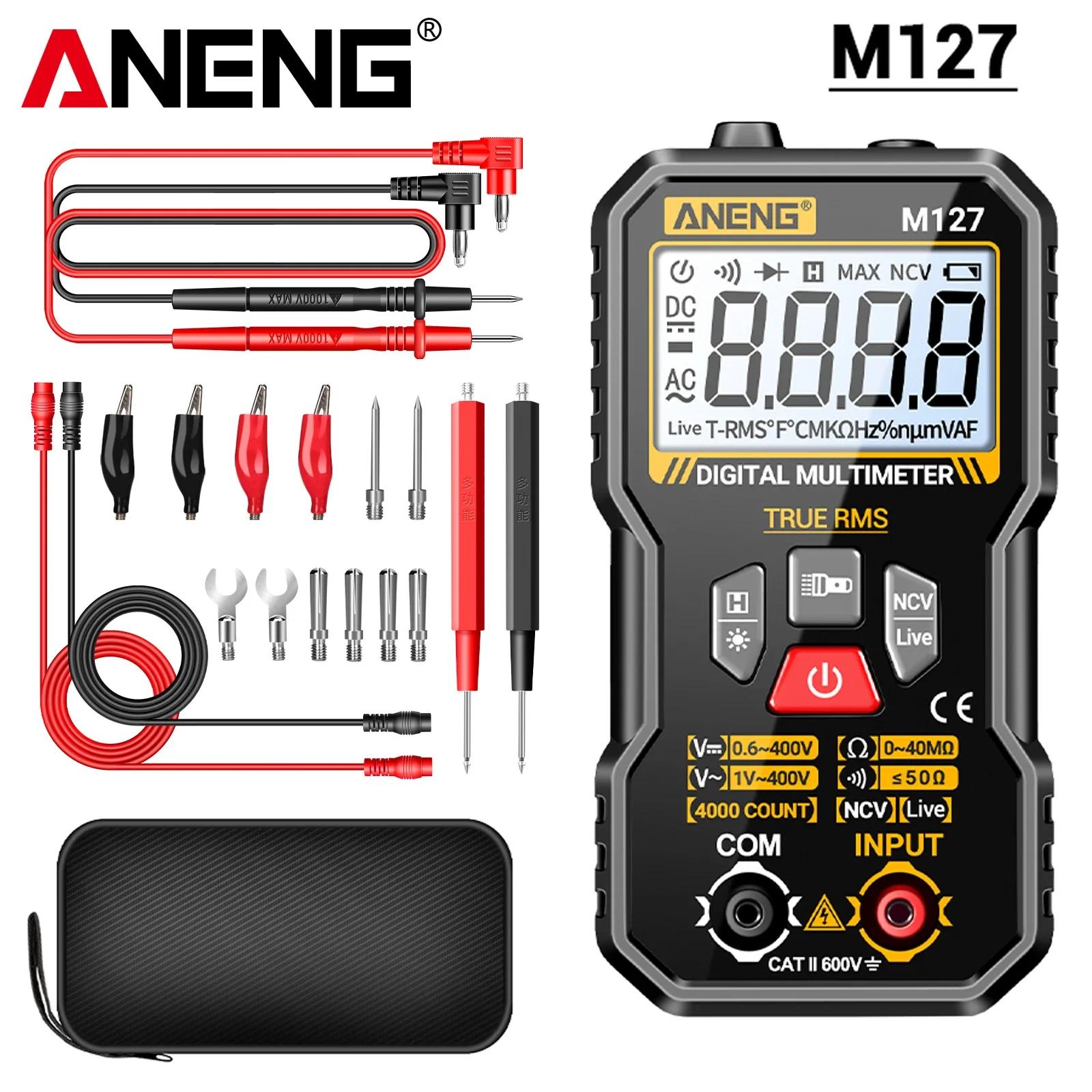 

Kit ANENG AC/DC Voltage Resistance NCV induction Multifunction Meter ToolsDigital Multimeter Professional Battery Level Tester
