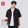 MINISO Men's Ice Silk Cooling Short Sleeve Casual Shirt