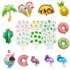 Hawaiianische Ananas Flamingo Aluminiumfolienballons für Hochzeitsfeierdekorationen