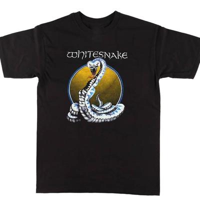 Whitesnake Rock Band Snake Graphic T-shirt