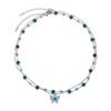 Crystal Double-layer Necklaces Sweet Clavicle Chain New Butterfly Zircon Necklace  Women Jewelry