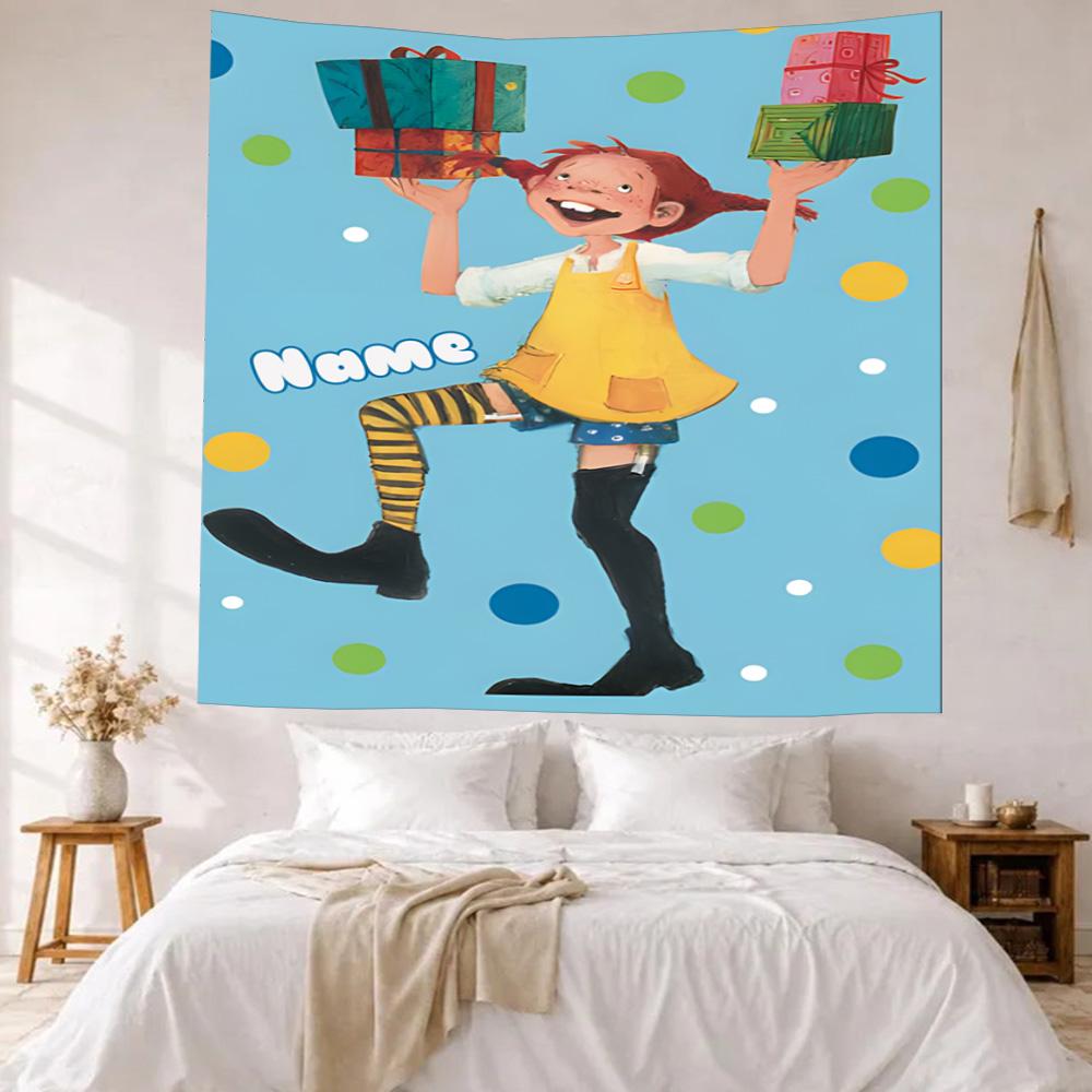 Pipi Custom Your Name Wall Decor Tapestry Art For Pet Memorial Birthdaywedding Party Backdrop Family Gift