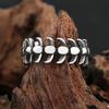 Vintage Simple Stainless Steel Fish Bone Rings For Men Women Fashion Popular Creative Biker Ring Punk Party Jewelry Dropshipping
