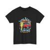 Long Beach California Surfing Van T-Shirt | Retro Surfboard Beach Graphic Tee