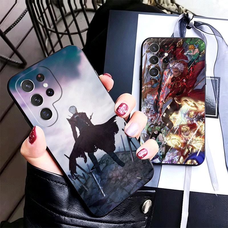 Fate Zero Stay Night Archer Soft Phone Case for Samsung Galaxy S26 S25 Edge S24 Ultra S23 Plus S22 S21 FE S20 Black Cover Back S