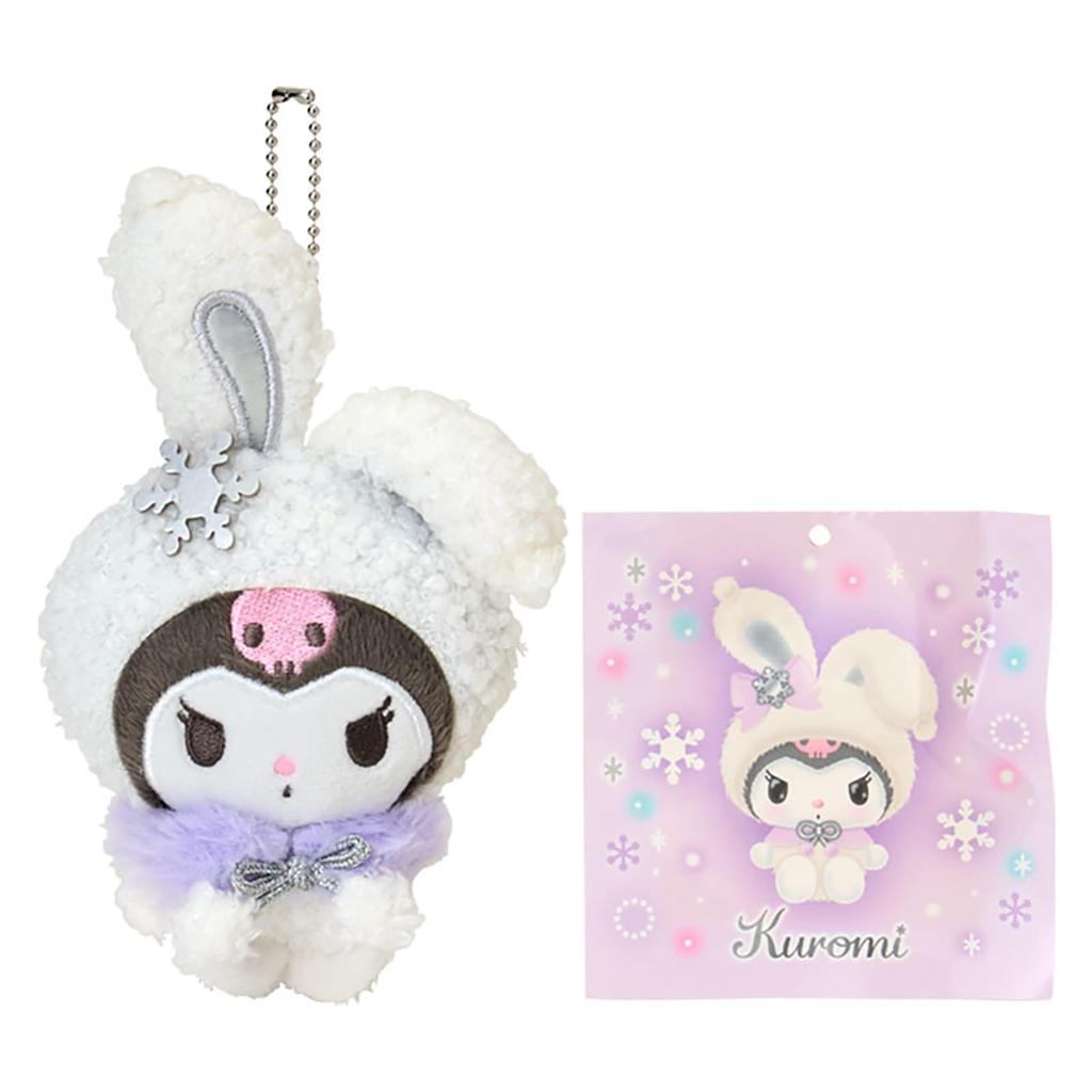 Sanrio Ramune Mascot Holder Kuromi Christmas Gift 248266 & (Snow Rabbit)