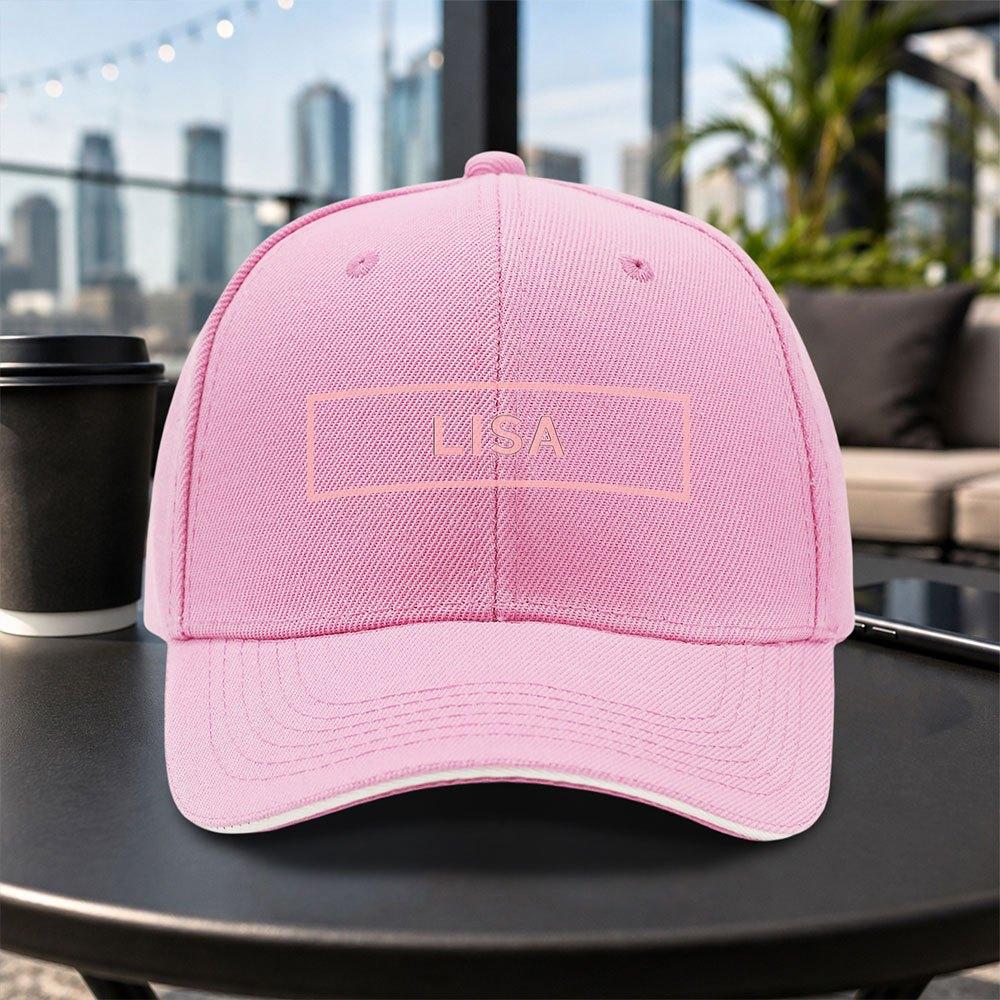 LISA Style Adjustable Sandwich Baseball Cap  Lightweight Printed Unisex Duckbill Hat for Unisex  Women