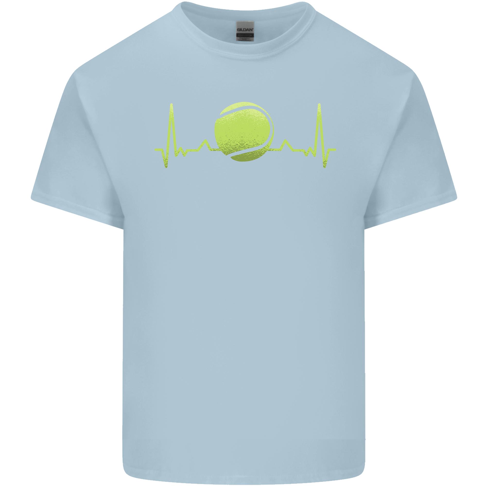 Tennis Player Pulse ECG Unisexs Light Cotton TShirt S