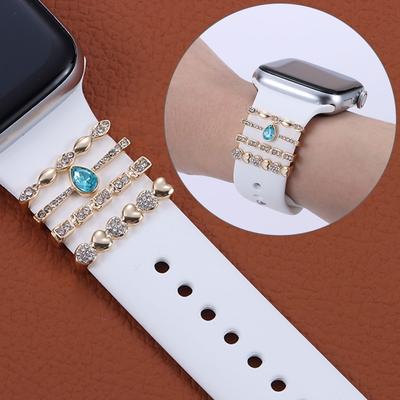 Brooch Diamond Bracelet Wristbelt Charms Decorative Ring Strap Accessories Watch Band Ornament
