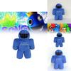 Roblox Rainbow Friends Plush Toy Blue Big Mouth Character Soft Stuffed Doll For Kids