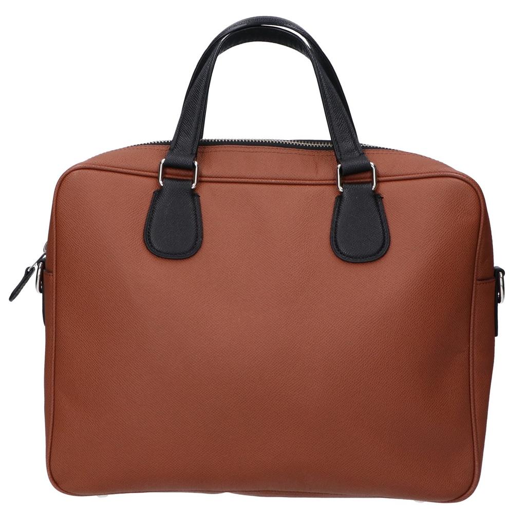 Coach [Stan Bardzo Dobry] 71637 Hudson Torba na Ramię Crossgrain 2-w-1 Torba biznesowa teczka BrązowyUżywany