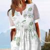 Long Summer Floral Dress with Pockets Anti Pilling Tunic Streetwear Cocktail Popular Dressing Up