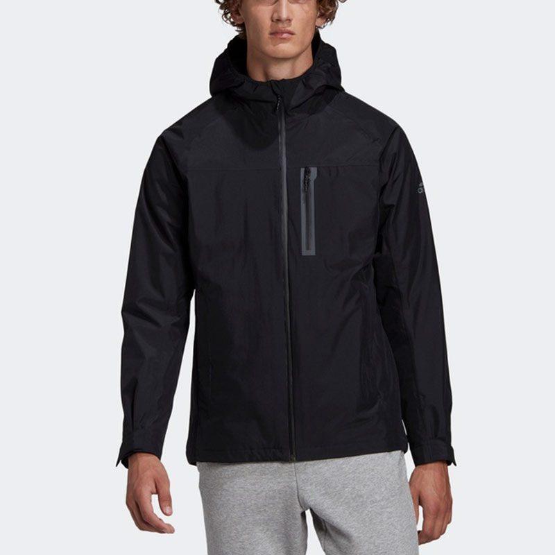 adidas Jackets Men's Black Hooded Moderate Other GF0019