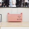 1Pc Wall-mounted Wireless Wifi Router Shelf Storage Box Wall Hanging Organizer Box Cable Power Bracket ABS Plastic Home Decor Box
