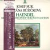 LP-Schallplatte JOSEF SUK ZUZANA RUZICKOVA Haendel Sonaten für Violine und Cembalo OS2853REPROMO ERATO 1973 Japan Obi Klassik Gebraucht