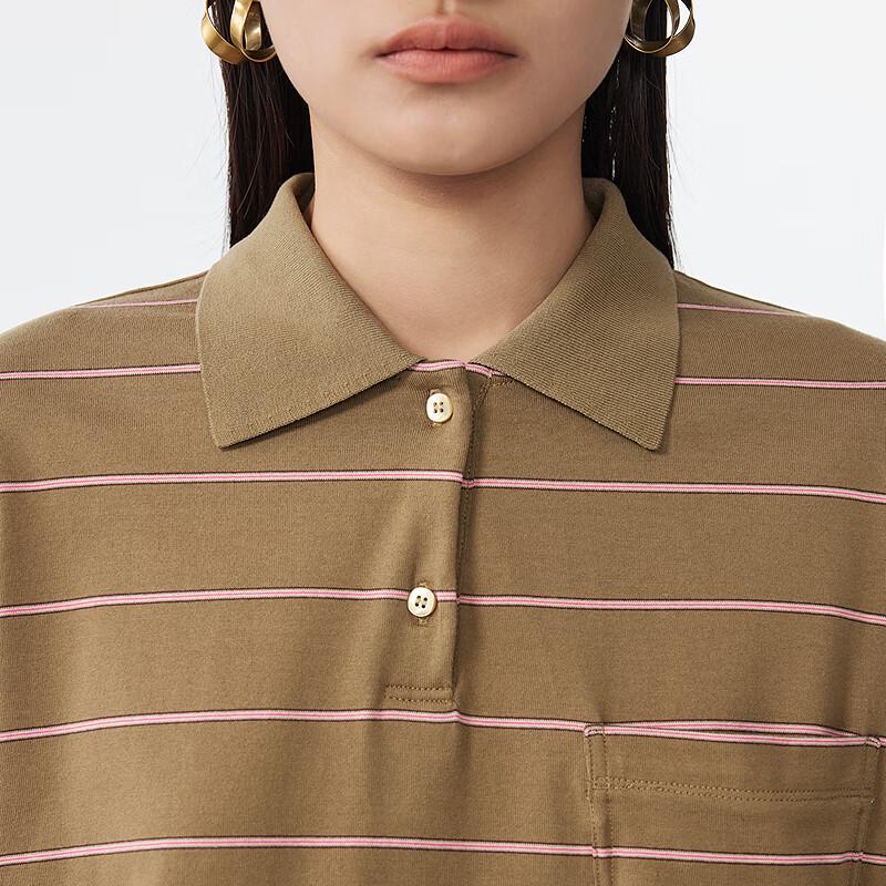 JNBY Summer 2025 Polo Collar Cotton Straight Dress