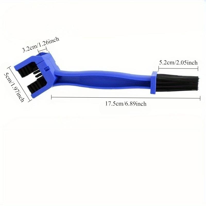 3pcs Plastic Bicycle Chain Cleaner Brushes Mountain Bike Machine Washer Brush Scrubber Cycling Riding Cleaning Maintenance Tools