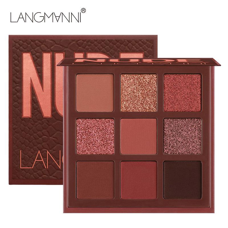 Langmanni 9-Color Eyeshadow Palette