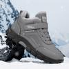 Winter Men's Shoes Outdoor Waterproof Snow Boots Plush Warm Cotton Shoe Winter Casual Sports Shoes for Men Non Slip Hiking Shoes