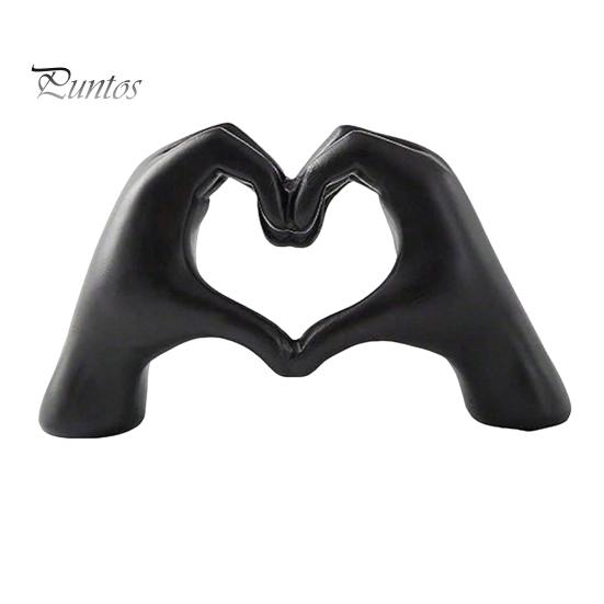 

Фигурка в форме сердца с любовью, ручная фигурка в форме сердца, статуя из смолы, скульптура, украшение для дома, офиса, свадьбы, вечеринки, украшение для рабочего стола чёрный