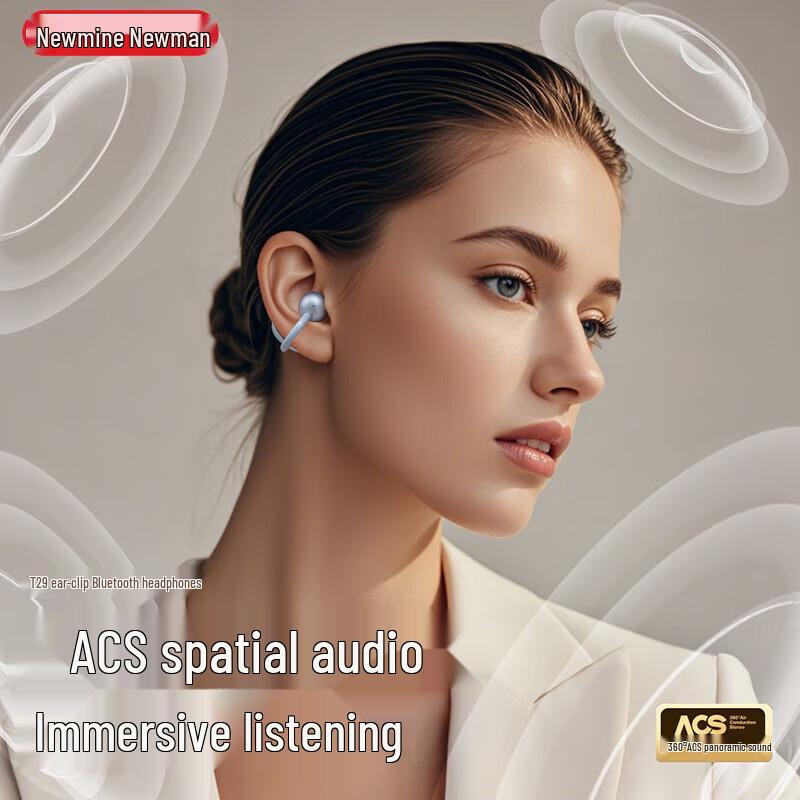 Newmine T29 True Wireless Bluetooth Ear Clip Earphones