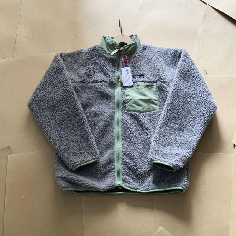 American Retro-X Classic Fleece Jacket Warm Stand Collar Coat Men Youth Casual Outdoor
