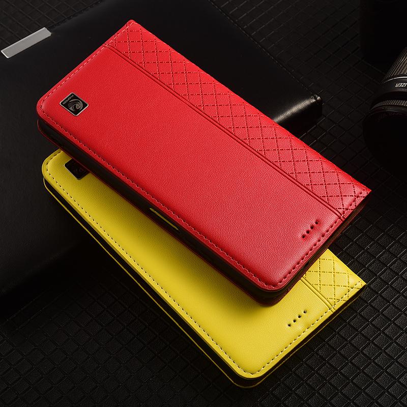 Genuine Leather Phone Case for Samsung Galaxy S26 S25 FE Ultra Plus Flip Cover with Card Wallet Holder