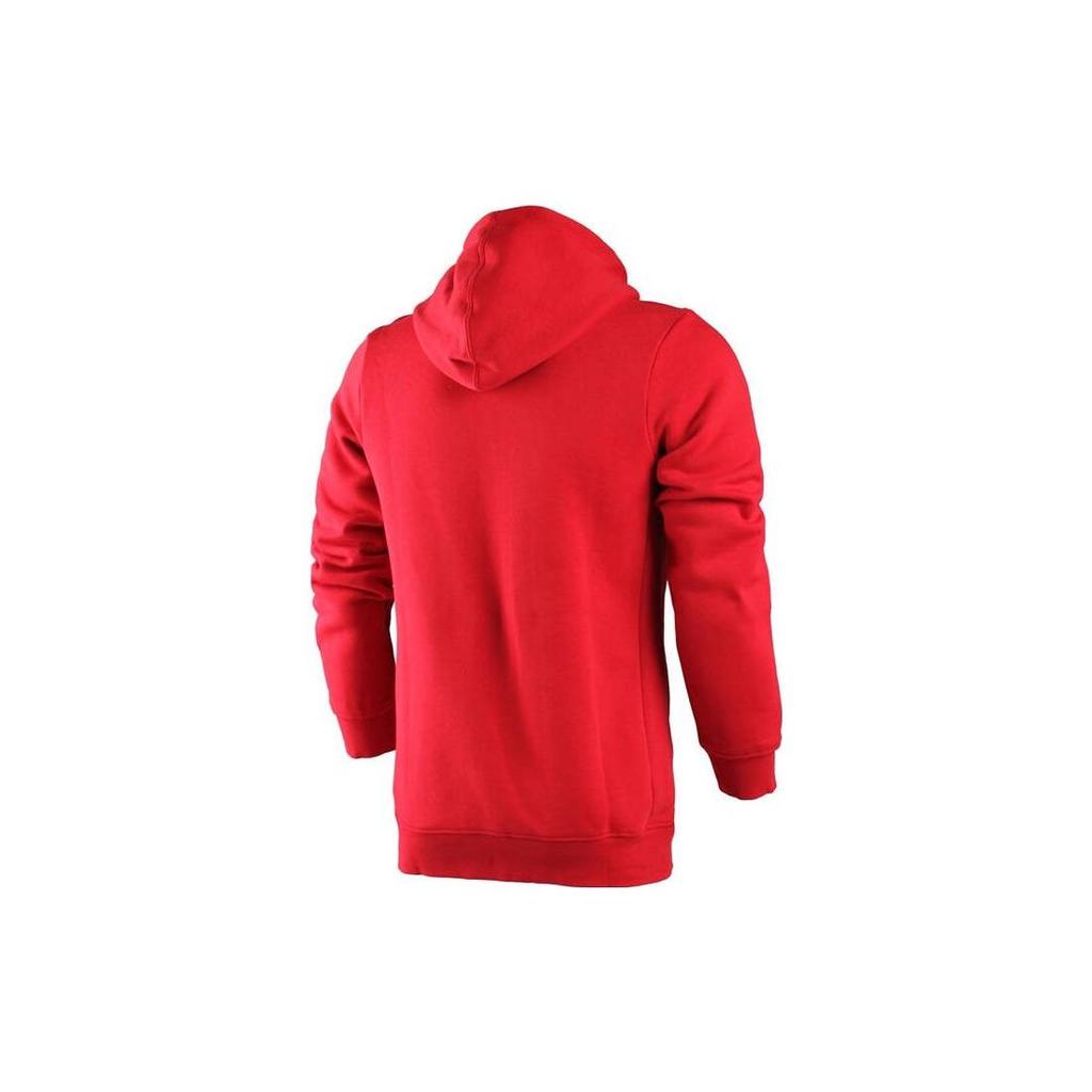 Nike Logo Hooded Zip-Up Jacket With Loose Long Sleeves Unisex Jackets Red 485293-645
