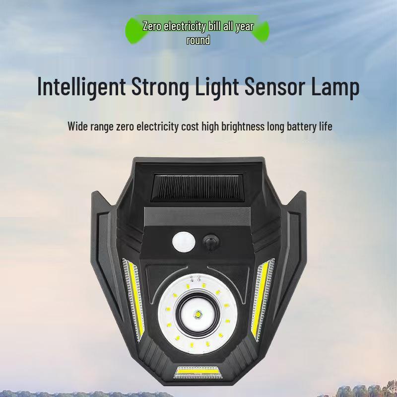 Waterproof Solar Motion Sensor Wall Light for Garden & Courtyard