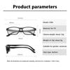 6 In1 Square Myopia Sunglasses Men Women Polarized Magnetic Clip Glasses PC Optical Prescription Eyeglass Frame -0.5 ~ -10
