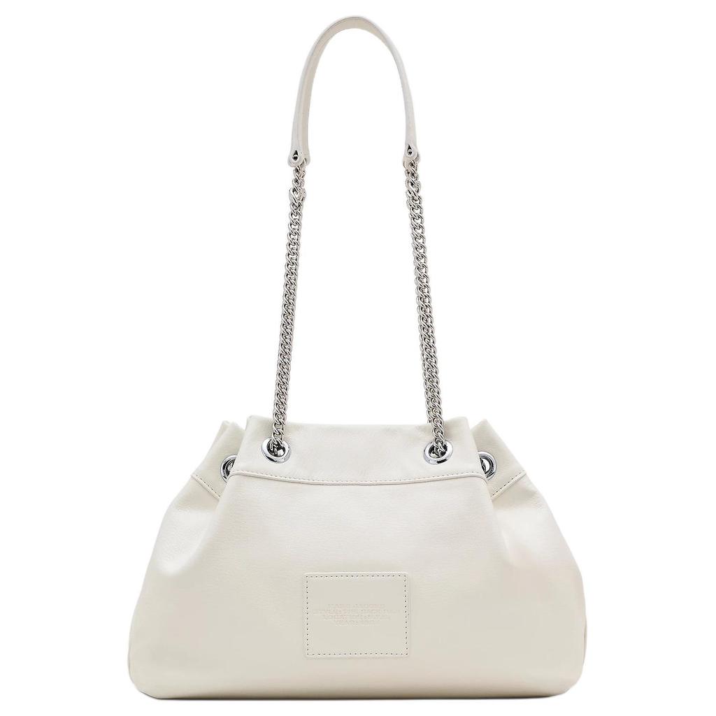 Marc Jacobs The Chain Sack Leather Bag White Women Bags 2P5HSH030H02-100