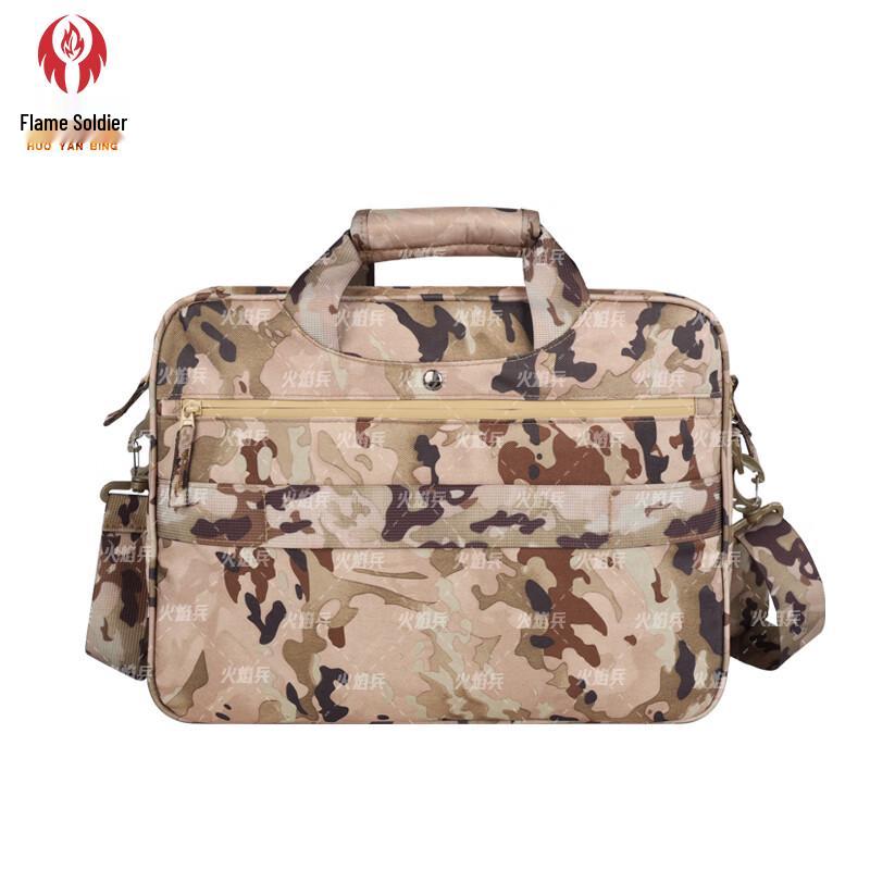 Flame Soldier Camouflage Laptop & Document Bag