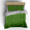 Soccer field layout print. Bedding sets Duvet cover sets Duvet covers Pillowcases(1 * Duvet Cover 2 * Pillowcases, without duvet insert)