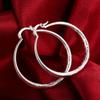 New Fashion Copper Plated Jewelry Women's Earrings Fashion Earhook Accessories Trendy  Big Hoop Earrings Cheap