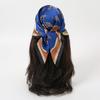 70x70cm Silk Scarf for Women Floral Printed Square Shawl Muslim Hijab Office Ladies Neck Scarf Hair Bandana Gift Muffler Foulard