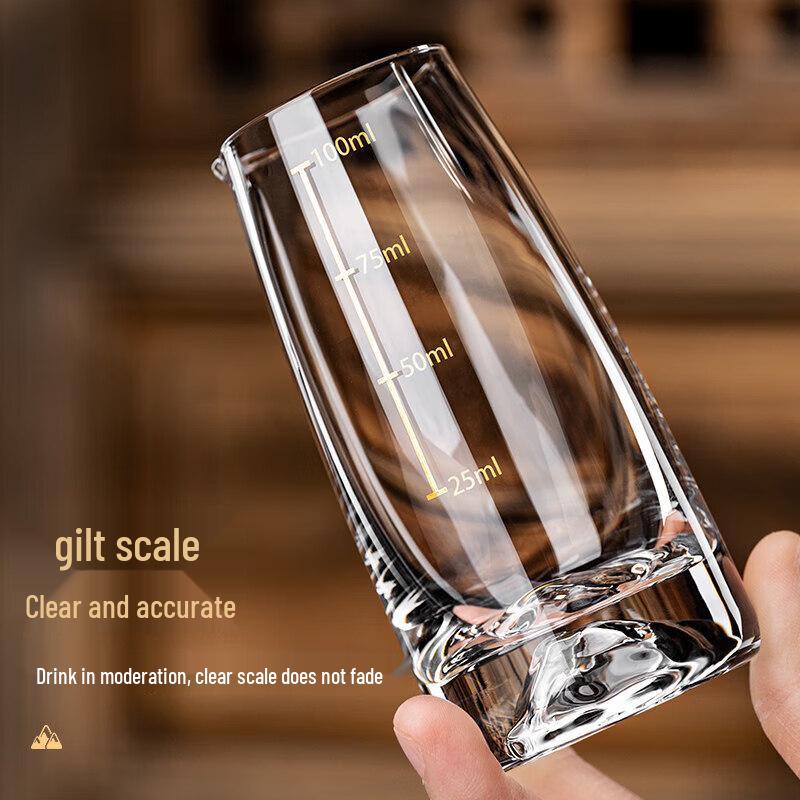 Set di bicchieri per Baijiu Cristallo Iceberg Creativo