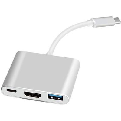 3-in-1 USB-C Adapter - Apple - USB 3.1 Hub - HDMI - Charger - OTG