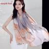 Hang Silk Road Chinese Style Mulberry Silk Scarf Shawl