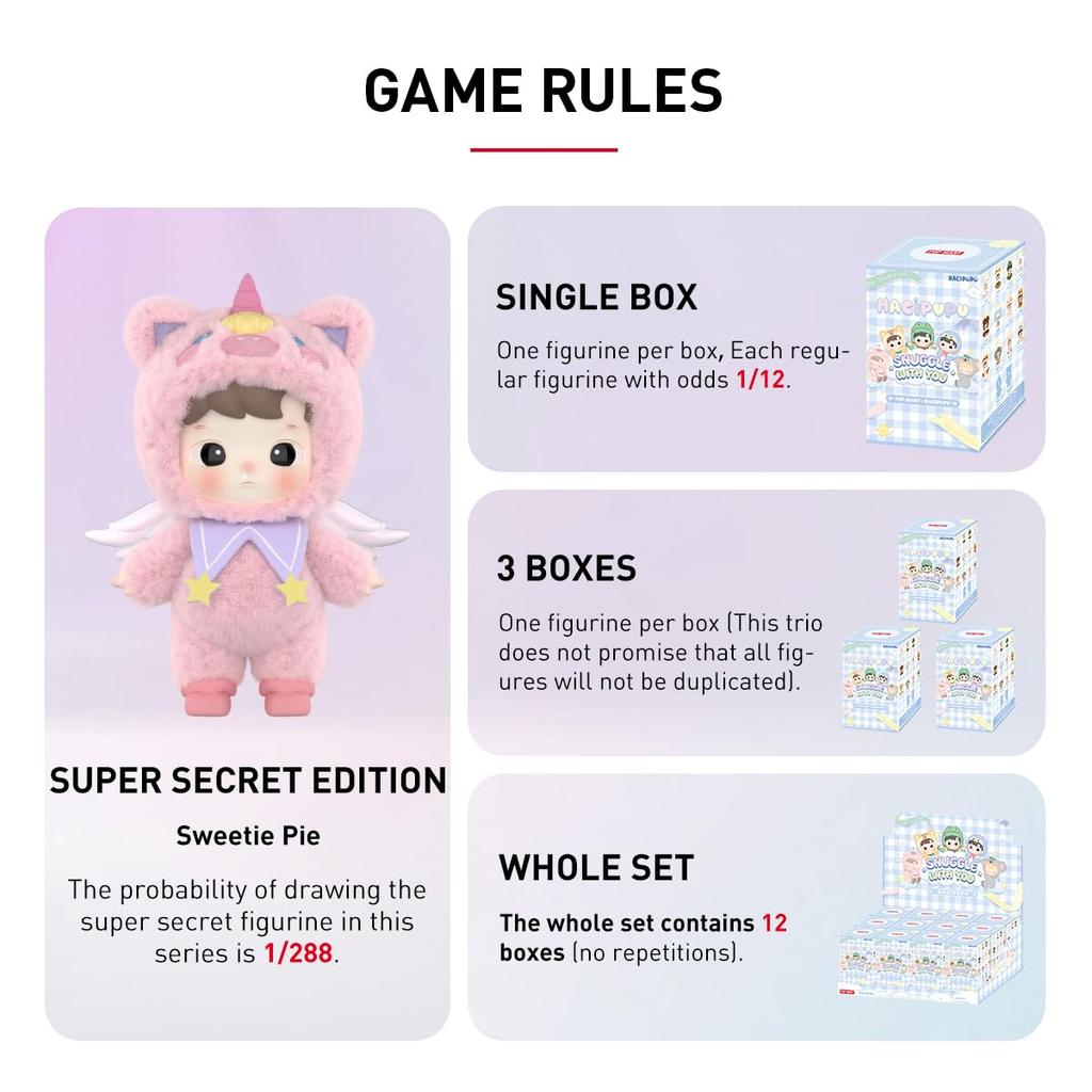 POP MART HACIPUPU Seninle Sarıl Dizisi [1 Adet] Pop Mart Gachapon Sürpriz Kutu Figür Plastik Model Premium Oyuncak PVC Yumuşak Vinil Orijinal Karakter