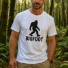 Funny Bigfoot Graphic T-Shirt: Sasquatch Hiking Adventure Tee