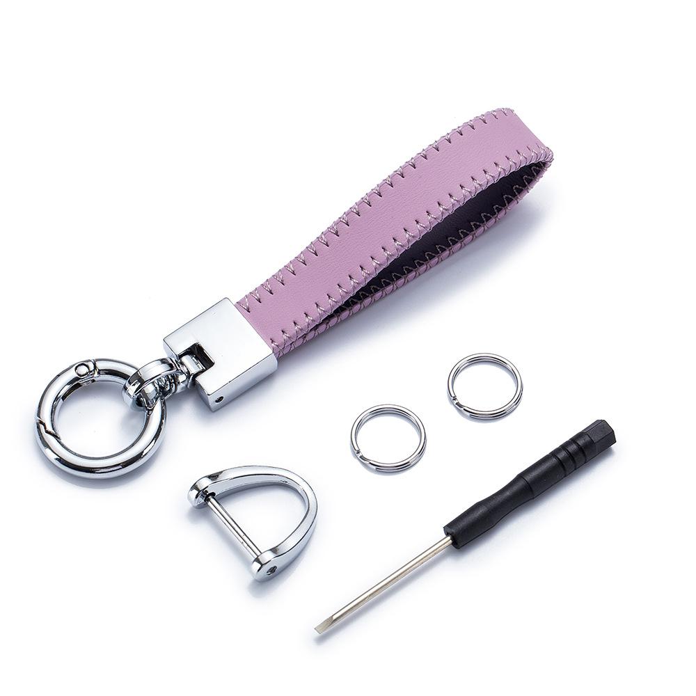

Car keychain female cute personalized creative pendant, keychain gives small gifts high-end key ring chain ring светло-фиолетовый