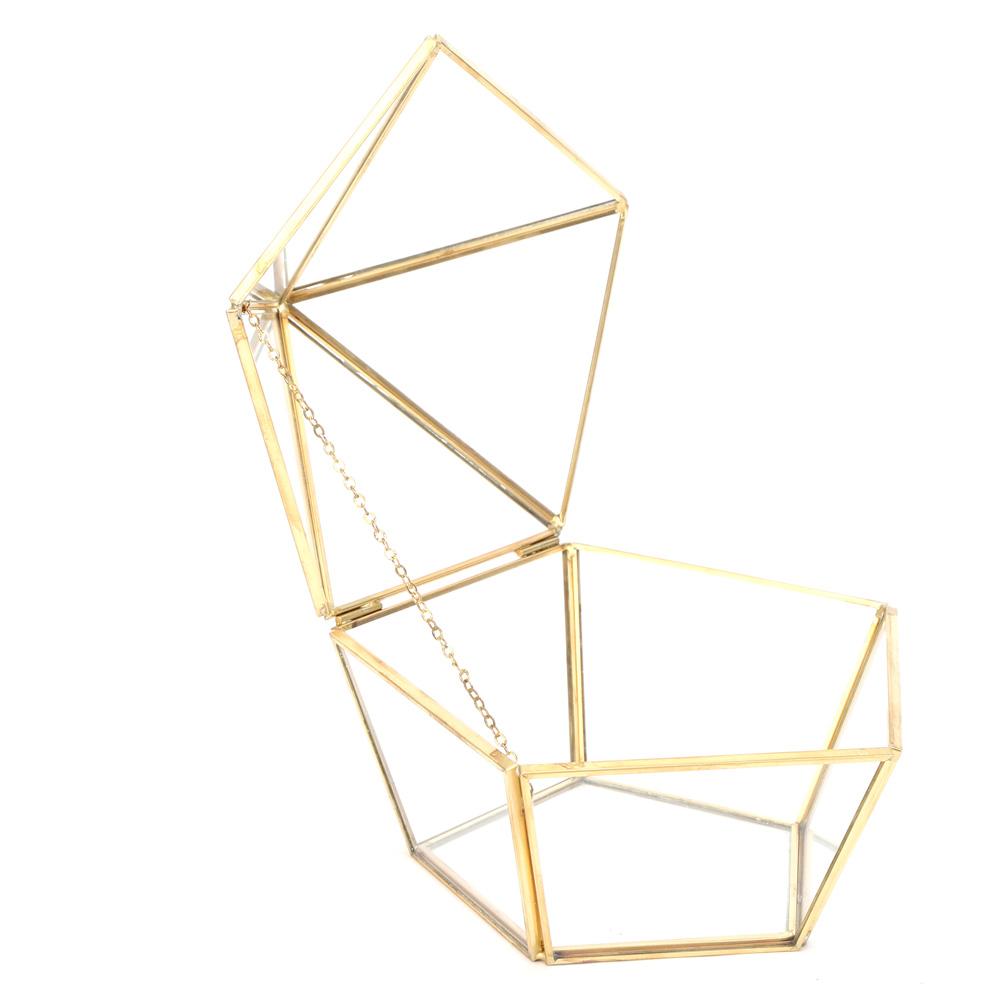 

Unique Geometric Succulent Plant Planter Artificial Flower Container Holder Dust Cover Decor