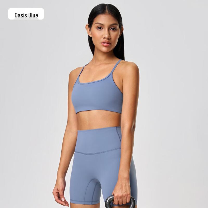 Спортивный бюстгальтер YIXI с перекрещенной спиной и мягкими чашками