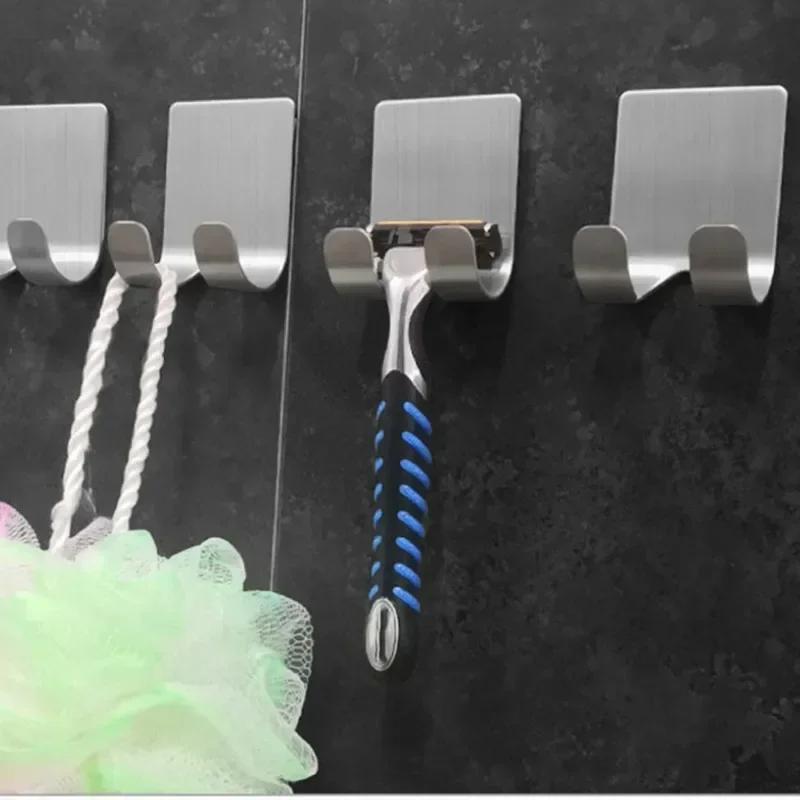 Bathroom Small Tools Razor Stand Wall Razor Holder Shower Blade Holder Man Shaver Holder Hook Hanger Shaving Shelf Accessories